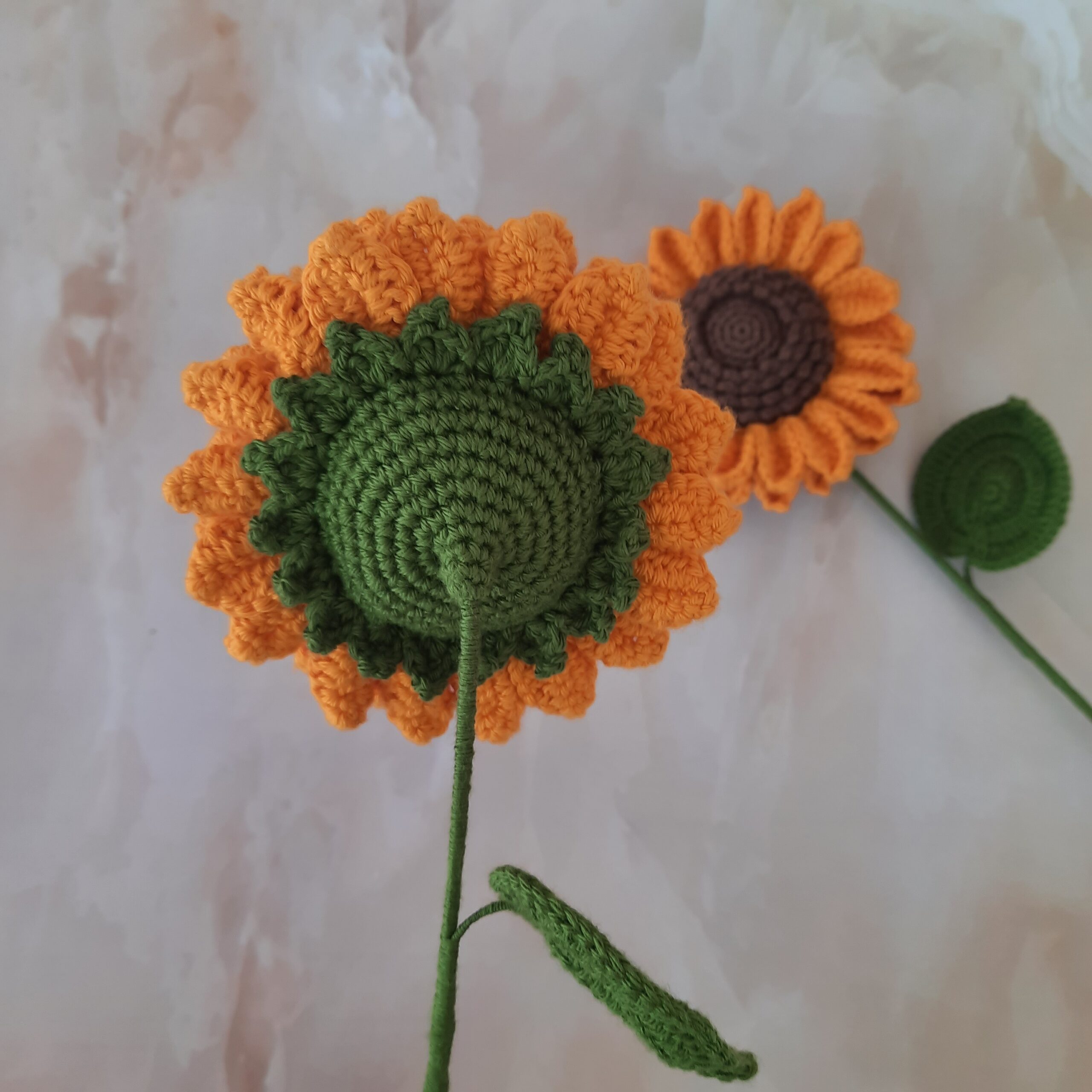Crochet Sunflower – Double Layer Petals - Image 4