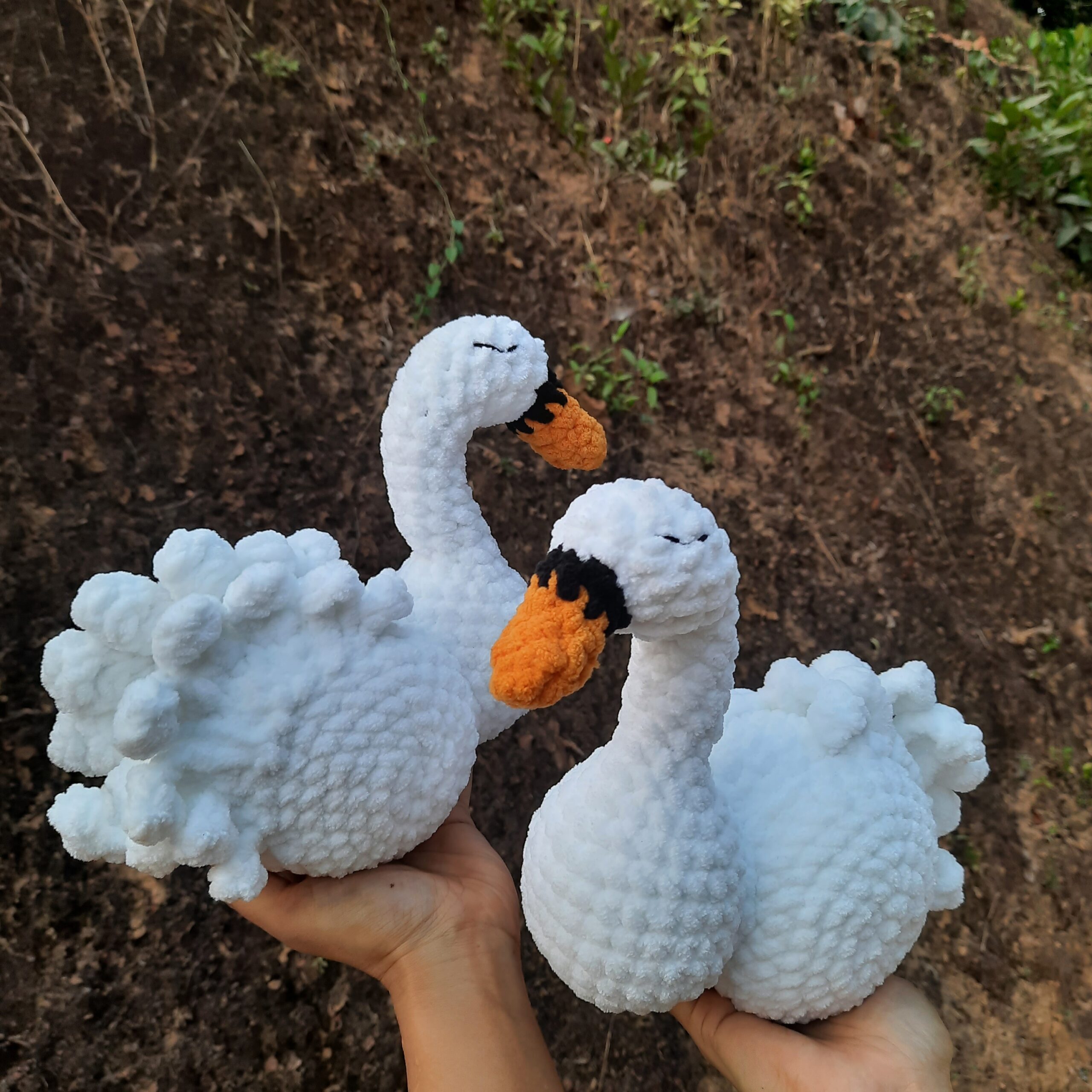 Crochet Plush Swan - Image 3