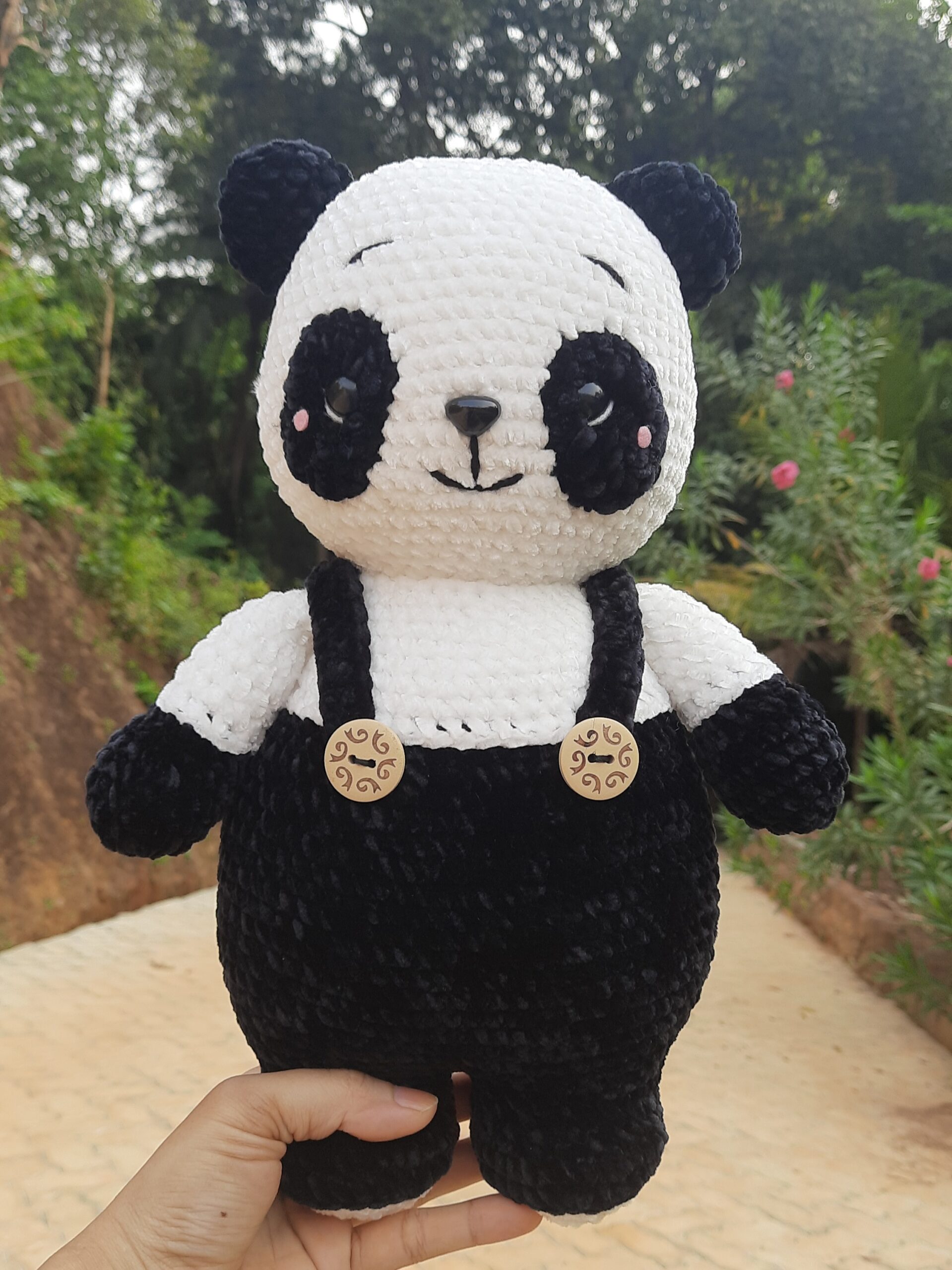 Crochet Plush Panda