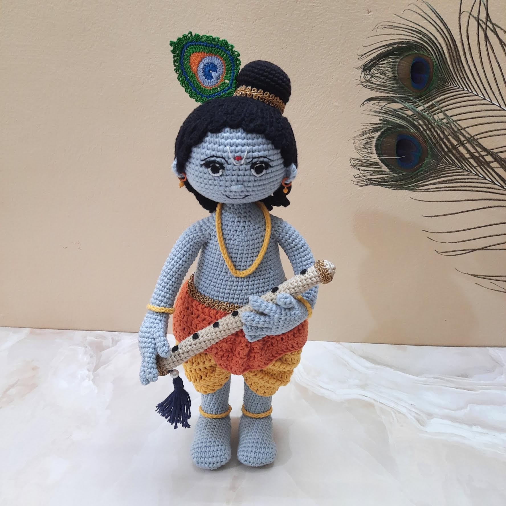 Crochet Shree Krishna Doll - Image 2