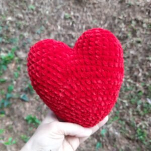 Crochet Plush Heart