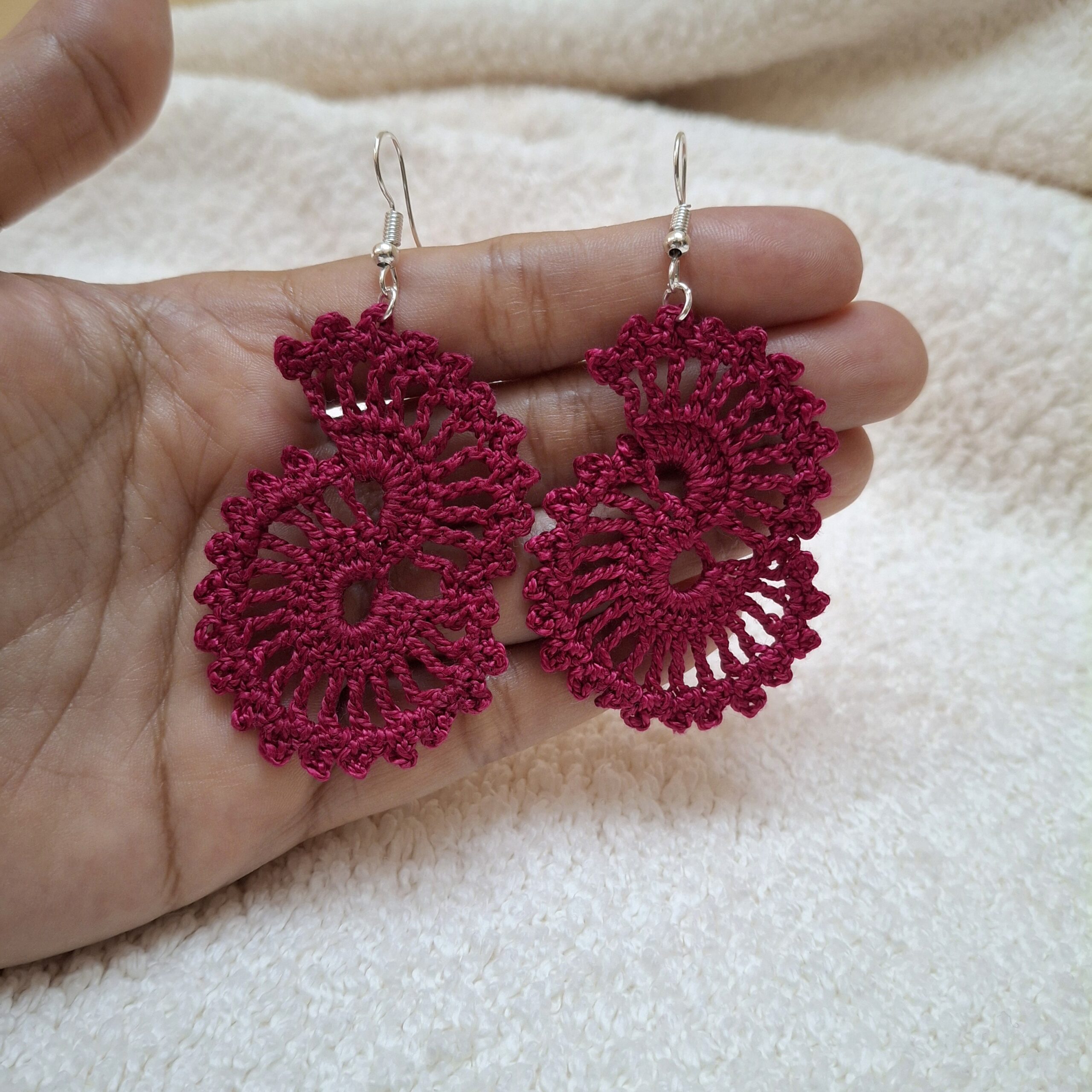 Crochet Designer Earrings - Image 2