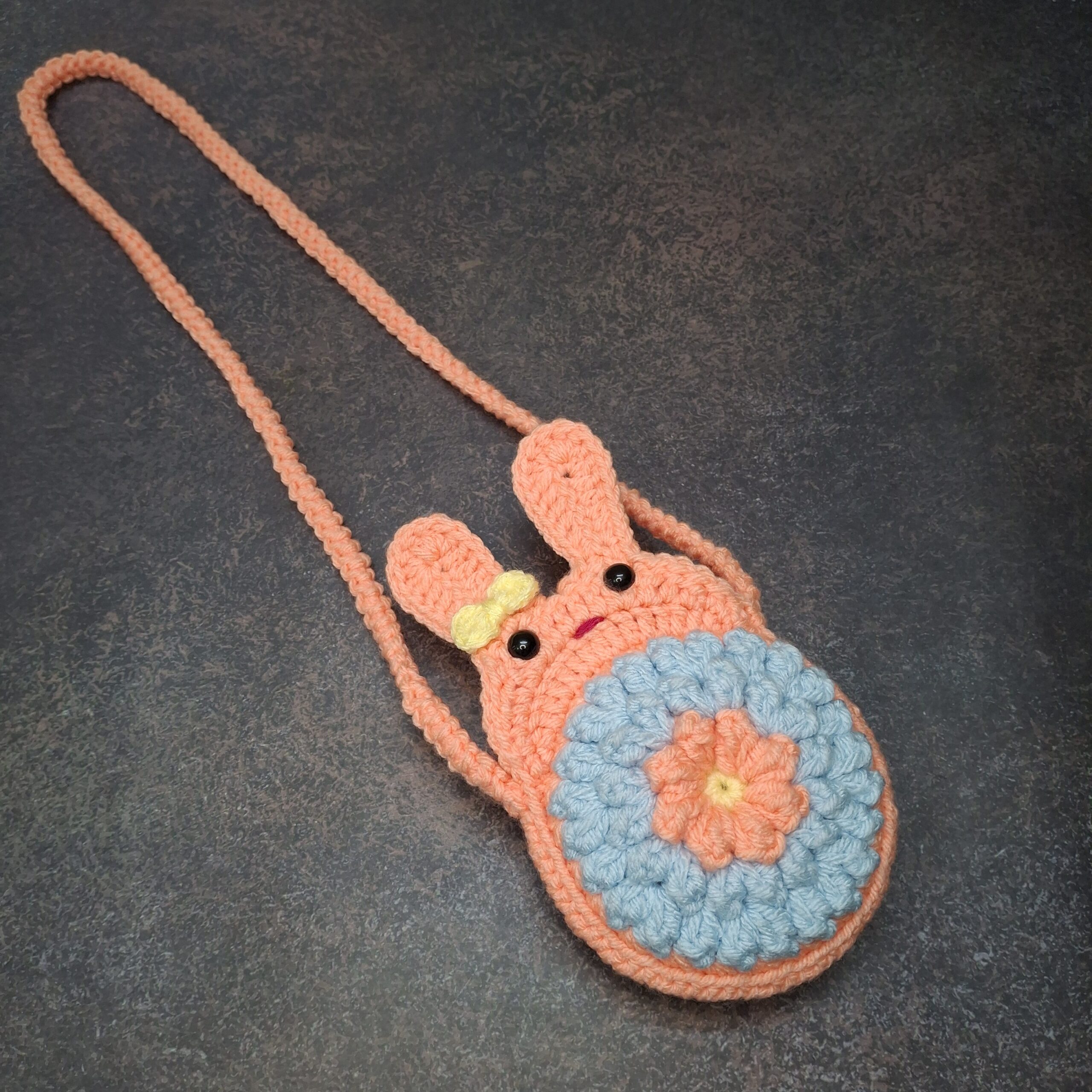 Crochet Bunny Kids Sling Bag