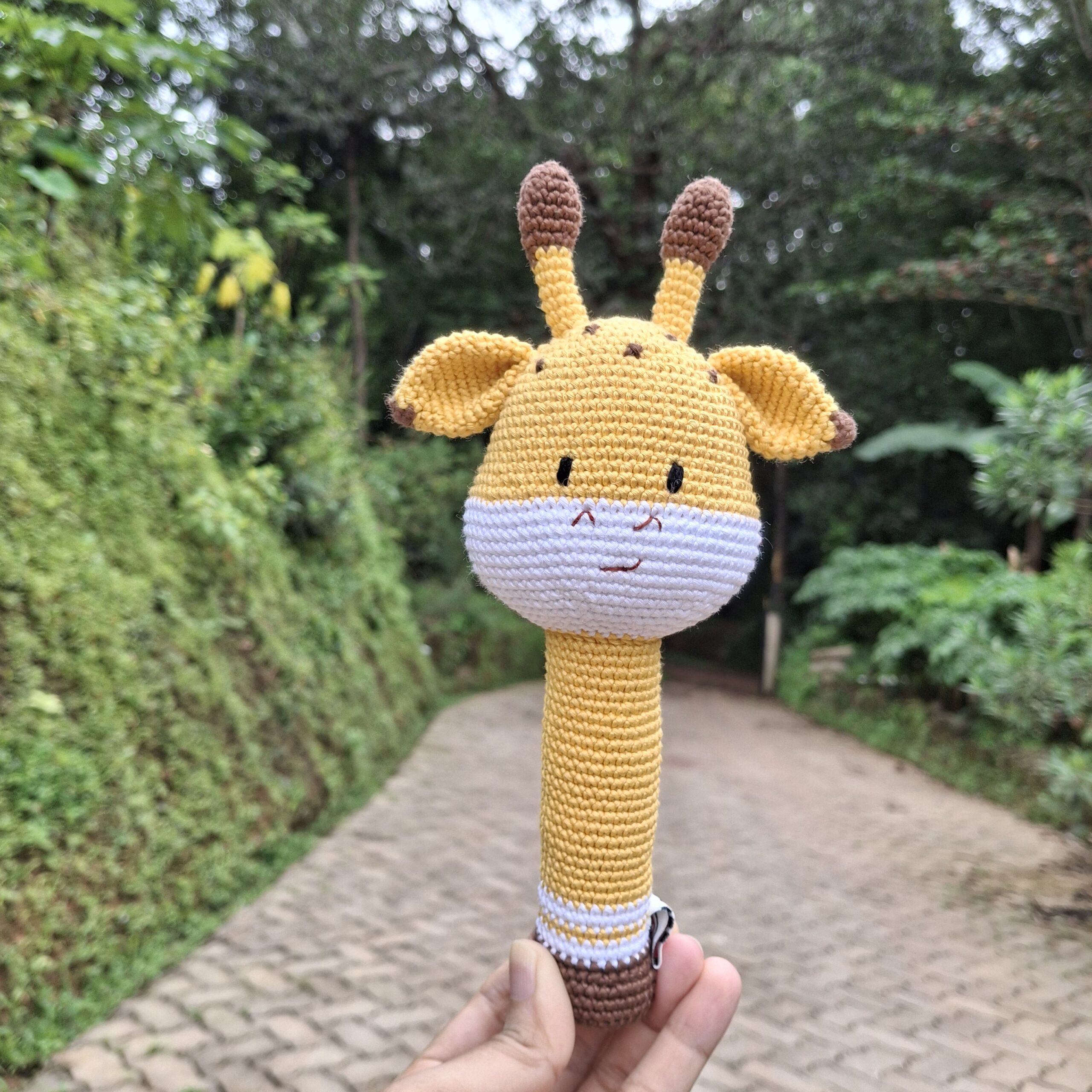 Crochet Giraffe Rattle - Image 3