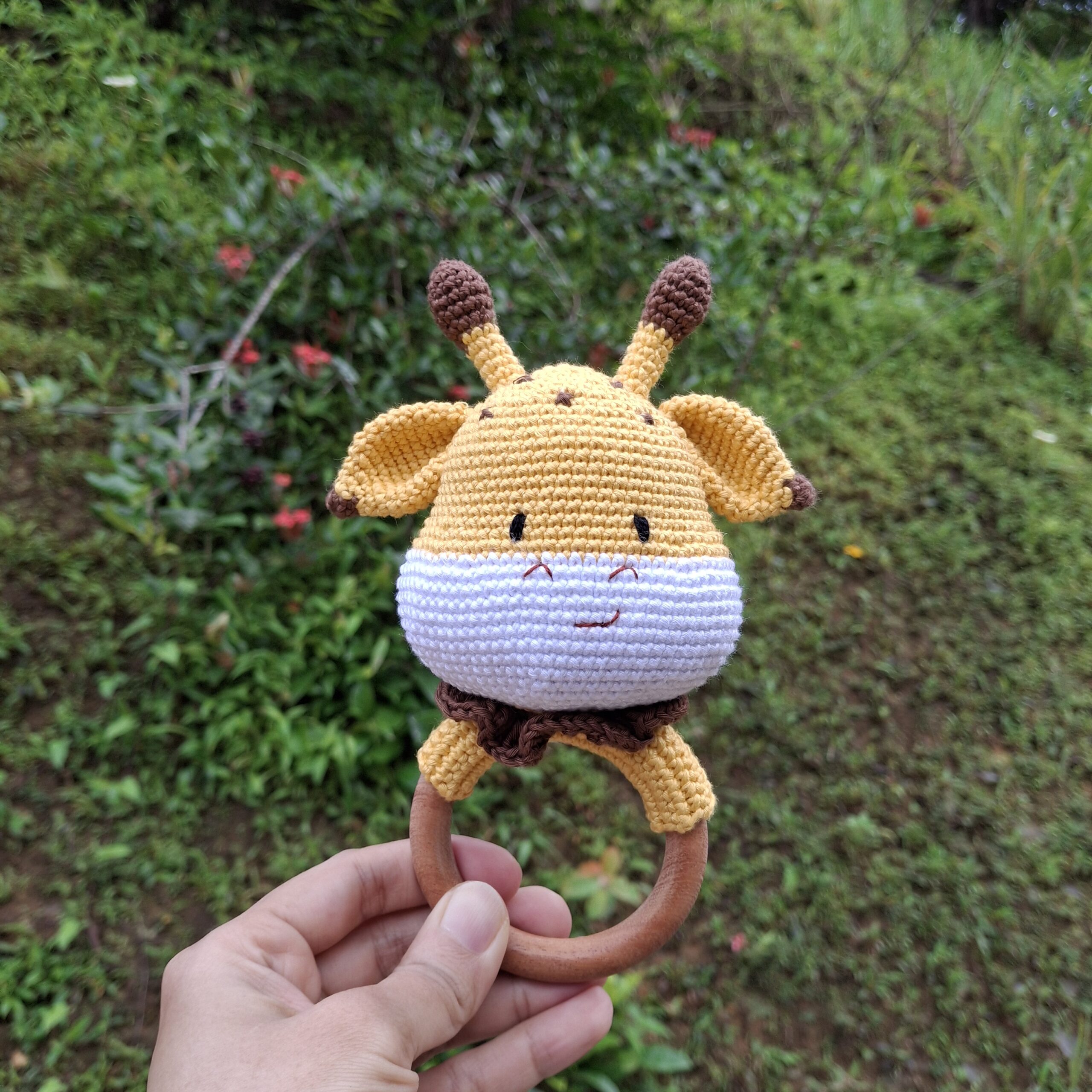 Crochet Giraffe Teether - Image 3