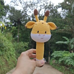 Crochet Giraffe Rattle