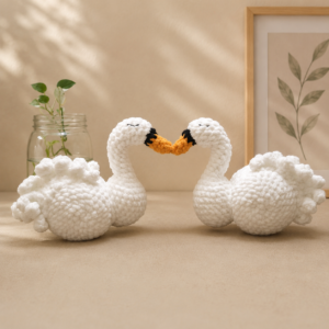Crochet Plush Swan